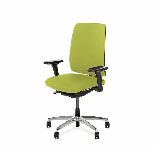 ДИОН/DION Кресло, синх, 1Д, алюм ЗЕЛЕНЫЙ/АЛЮМ