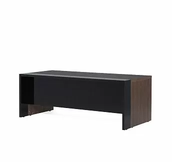ЛАВА/LAVA Стол письменный 180 ТАБАК/ЧЕРНЫЙ ГЛЯНЕЦ