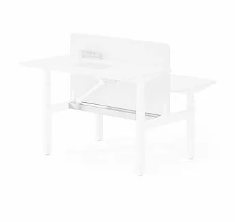 СКИД/SKID Траверса центр бенча БЕЛЫЙ