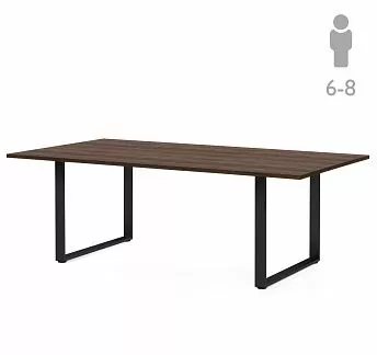 РОЛА/ROLA Стол д/переговор 240 черн ТАБАК/ЧЕРНЫЙ