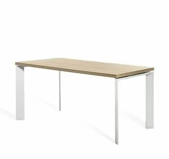 ФЕРМО/FERMO Стол 160 ДУБ СВЕТЛЫЙ/БЕЛЫЙ