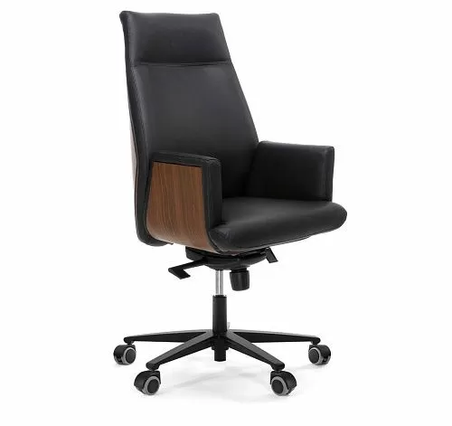 ЗЕВС/А/ZEUS/A Кресло руков ч/орех ЛМР ОРЕХ ИТАЛ/ЧЕРН/ЧЕРН
