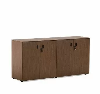 ЭКЗЕ/EXE Шкаф в.82, 4 двери ОРЕХ/ЧЕРНЫЙ