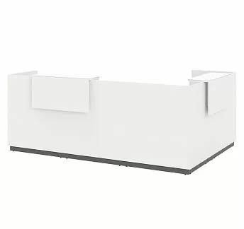 ФАСТА/FASTA Приемная стойка угловая БЕЛЫЙ/БЕЛЫЙ