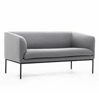 ЛИРО/LIRO 2м диван, ткань шерсть СЕРЫЙ M