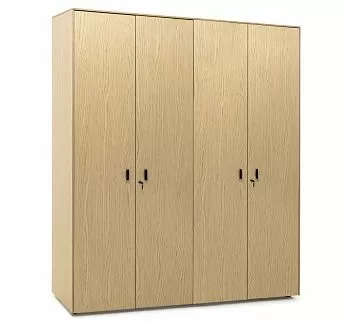 ЭКЗЕ/EXE Шкаф д/бумаг x 2 ДУБ СВЕТЛЫЙ/ЧЕРНЫЙ