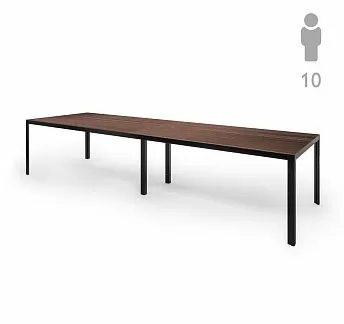 ЭНЦО/ENZO Стол для переговоров ЭВКАЛИПТ МОРЕН/ЧЕРН