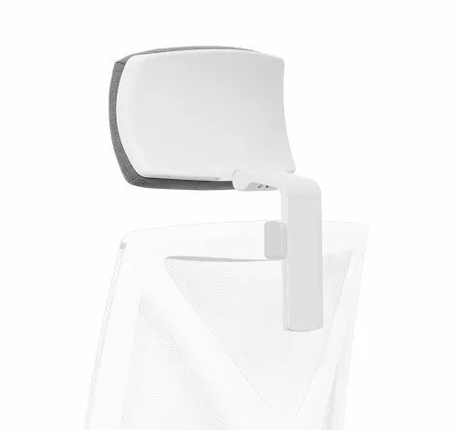 ДИОН СЕТКА Б/DION MESH W подголовник СЕРЫЙ/БЕЛЫЙ