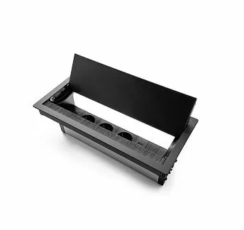 ВЕРСАФЛЭП ДУАЛ/VERSAFLAPDUAL 3p+2Usb(A+C) ЧЕРНЫЙ