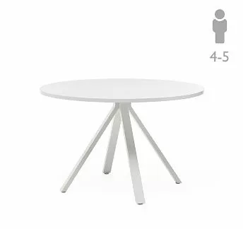 АСТРО/ASTRO Стол переговоров д.120 БЕЛЫЙ/БЕЛЫЙ