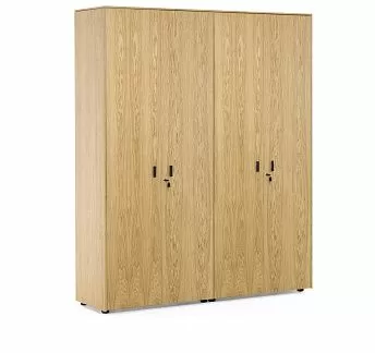 ЭКЗЕ/EXE Шкаф д/бумаг x 2 ДУБ ФЛОРЕ/ЧЕРНЫЙ