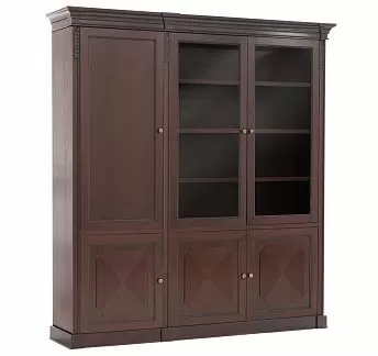 ДОЖ/DOGE Шкаф 2 дер.дв+комб. 216 ОРЕХ ТАНГАНЬИКА