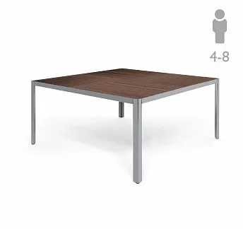 ЭНЦО/ENZO Стол письменный/перег. ЭВКАЛИПТ МОРЕН/ХРОМ