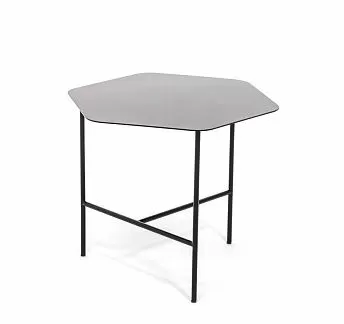 СТРАТИ С/STRATI S стол кофейный металл ЧЕРНЫЙ