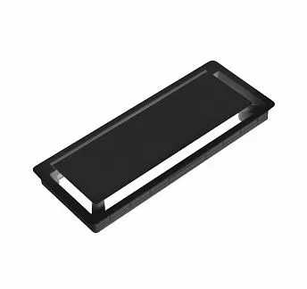 КАВЕР ЛАЙТ/COVER LIGHT Лючок прямоуг. ЧЕРНЫЙ