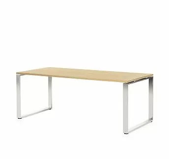 ЭКЗЕ/EXE Стол письменный 200 хром ДУБ СВЕТЛЫЙ/ХРОМ